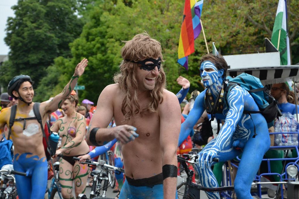 Seattle S Solstice Naked Bike Ride And Solstice Festival Pictures