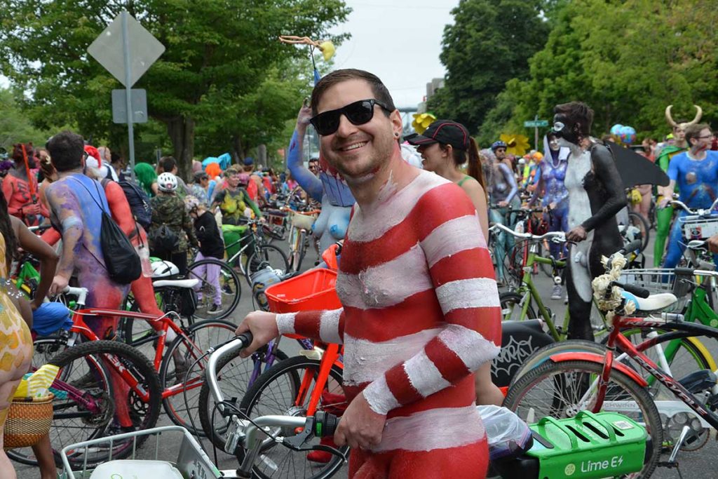 Seattle's Solstice Naked Bike Ride and Solstice Festival Pictures