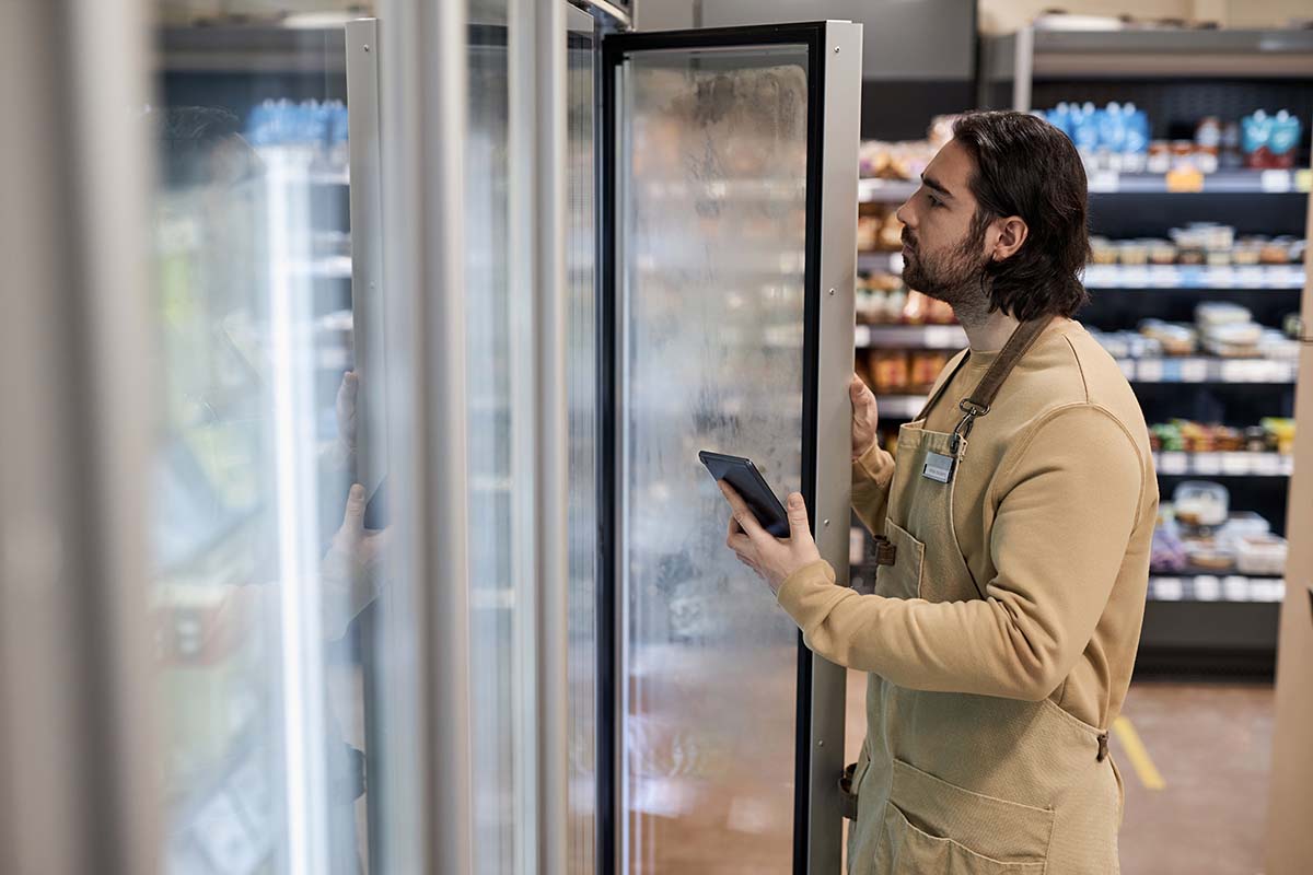 signs commercial refrigerator Needs repair